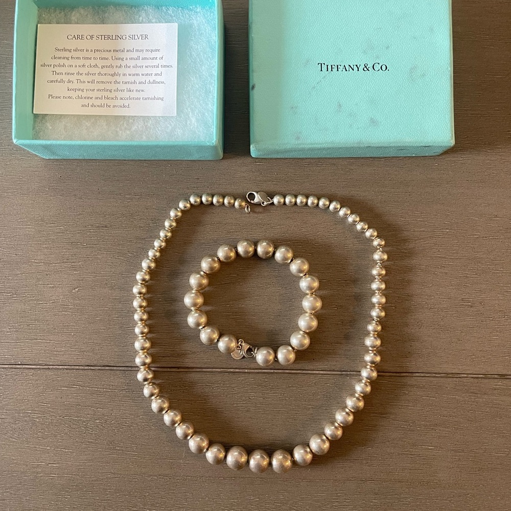 Tiffany & Co. Silver Ball Set